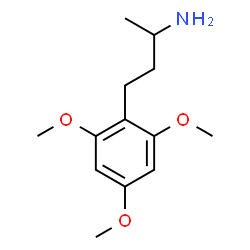 ChemSpider 2D Image | 4-(2,4,6-Trimethoxyphenyl)-2-butanamine | C13H21NO3