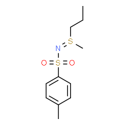 ChemSpider 2D Image | 4-Methyl-N-[methyl(propyl)-lambda~4~-sulfanylidene]benzenesulfonamide | C11H17NO2S2