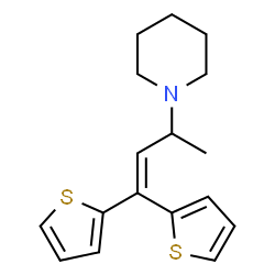 ChemSpider 2D Image | Piperidylthiambutene | C17H21NS2