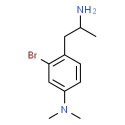 ChemSpider 2D Image | 4-(2-Aminopropyl)-3-bromo-N,N-dimethylaniline | C11H17BrN2