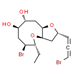 ChemSpider 2D Image | laurendecumallene A | C15H22Br2O4