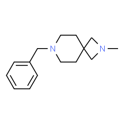 ChemSpider 2D Image | 7-Benzyl-2-methyl-2,7-diazaspiro[3.5]nonane | C15H22N2