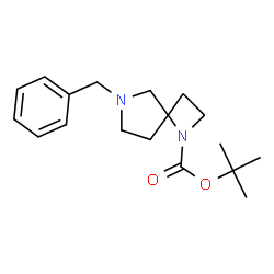 ChemSpider 2D Image | tert-Butyl-6-benzyl-1,6-diazaspiro[3.4]octan-1-carboxylat | C18H26N2O2