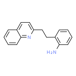 ChemSpider 2D Image | 2-[2-(2-Quinolinyl)ethyl]aniline | C17H16N2