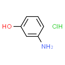 ChemSpider 2D Image | 3-Aminophenol Hydrochloride | C6H8ClNO