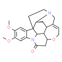ChemSpider 2D Image | Brucine:Strychnidin-10-one,2,3-dimethoxy | C23H26N2O4