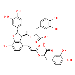 ChemSpider 2D Image | Salvianolicacid B | C36H30O16