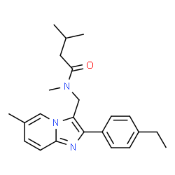 ChemSpider 2D Image | Necopidem | C23H29N3O