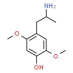 ChemSpider 2D Image | 4-(2-Aminopropyl)-2,5-dimethoxyphenol | C11H17NO3