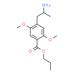 ChemSpider 2D Image | Propyl 4-(2-aminopropyl)-2,5-dimethoxybenzoate | C15H23NO4