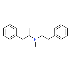 ChemSpider 2D Image | N-Methyl-1-phenyl-N-(2-phenylethyl)-2-propanamine | C18H23N