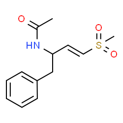 ChemSpider 2D Image | N-[(3E)-4-(Methylsulfonyl)-1-phenyl-3-buten-2-yl]acetamide | C13H17NO3S