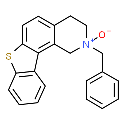 ChemSpider 2D Image | 2-Benzyl-1,2,3,4-tetrahydro[1]benzothieno[2,3-h]isoquinoline 2-oxide | C22H19NOS