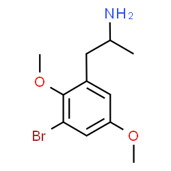 ChemSpider 2D Image | 1-(3-Bromo-2,5-dimethoxyphenyl)-2-propanamine | C11H16BrNO2