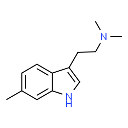 ChemSpider 2D Image | N,N-Dimethyl-2-(6-methyl-1H-indol-3-yl)ethanamine | C13H18N2