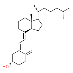 ChemSpider 2D Image | (3S,5Z,7E,17xi)-9,10-Secocholesta-5,7,10-trien-3-ol | C27H44O