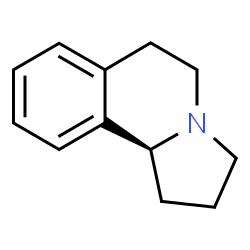 ChemSpider 2D Image | (10bS)-1,2,3,5,6,10b-Hexahydropyrrolo[2,1-a]isoquinoline | C12H15N