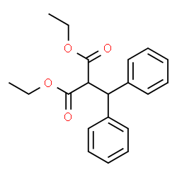 ChemSpider 2D Image | Diethyl (diphenylmethyl)malonate | C20H22O4
