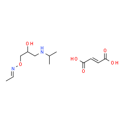 ChemSpider 2D Image | 1-{[(E)-Ethylideneamino]oxy}-3-(isopropylamino)-2-propanol (2E)-2-butenedioate (1:1) | C12H22N2O6