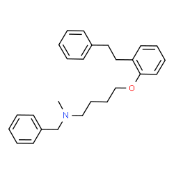 ChemSpider 2D Image | N-Benzyl-N-methyl-4-[2-(2-phenylethyl)phenoxy]-1-butanamine | C26H31NO