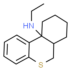 ChemSpider 2D Image | N-Ethyl-6,6a,7,8,9,10-hexahydro-10aH-benzo[c]thiochromen-10a-amine | C15H21NS
