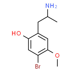 ChemSpider 2D Image | 2-(2-Aminopropyl)-5-bromo-4-methoxyphenol | C10H14BrNO2