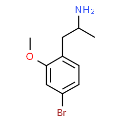 ChemSpider 2D Image | 1-(4-Bromo-2-methoxyphenyl)-2-propanamine | C10H14BrNO