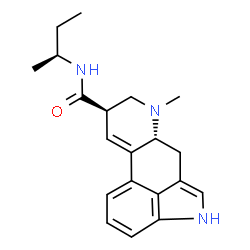 ChemSpider 2D Image | (8beta)-N-[(2S)-2-Butanyl]-6-methyl-9,10-didehydroergoline-8-carboxamide | C20H25N3O