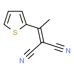 ChemSpider 2D Image | [1-(2-Thienyl)ethylidene]malononitrile | C9H6N2S
