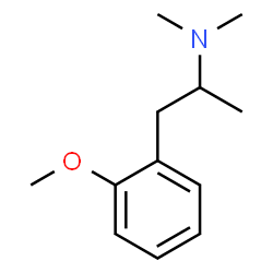 ChemSpider 2D Image | 1-(2-Methoxyphenyl)-N,N-dimethyl-2-propanamine | C12H19NO