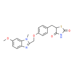 ChemSpider 2D Image | Rivoglitazone | C20H19N3O4S
