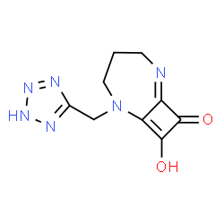 ChemSpider 2D Image | 9-Hydroxy-2-(1H-tetrazol-5-ylmethyl)-2,6-diazabicyclo[5.2.0]nona-1(9),6-dien-8-one | C9H10N6O2