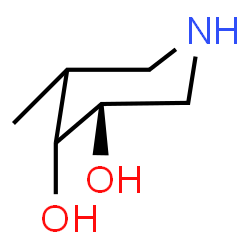 ChemSpider 2D Image | (3S)-5-Methyl-3,4-piperidinediol | C6H13NO2