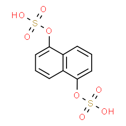 ChemSpider 2D Image | 1,5-Naphthalenediyl bis(hydrogen sulfate) | C10H8O8S2