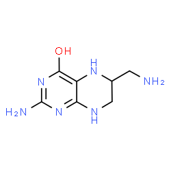 ChemSpider 2D Image | 2-amino-6-(aminomethyl)-5,6,7,8-tetrahydropteridin-4-ol | C7H12N6O