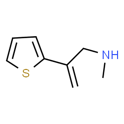 ChemSpider 2D Image | N-Methyl-2-(2-thienyl)-2-propen-1-amine | C8H11NS