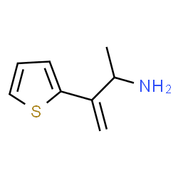 ChemSpider 2D Image | 3-(2-Thienyl)-3-buten-2-amine | C8H11NS