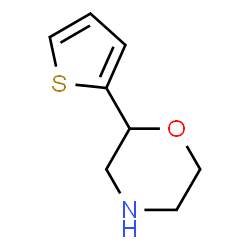 ChemSpider 2D Image | 2-(2-Thienyl)morpholine | C8H11NOS