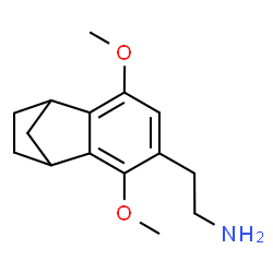 ChemSpider 2D Image | 2-(3,6-Dimethoxytricyclo[6.2.1.0~2,7~]undeca-2,4,6-trien-4-yl)ethanamine | C15H21NO2