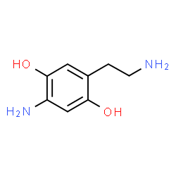 ChemSpider 2D Image | 2-Amino-5-(2-aminoethyl)-1,4-benzenediol | C8H12N2O2