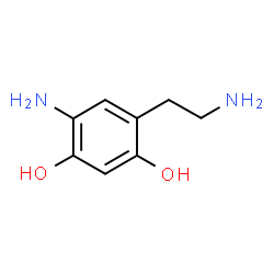 ChemSpider 2D Image | 4-Amino-6-(2-aminoethyl)-1,3-benzenediol | C8H12N2O2