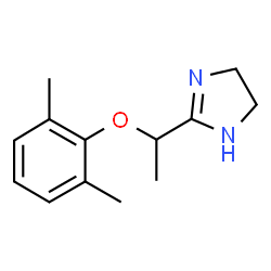 ChemSpider 2D Image | 2-[1-(2,6-Dimethylphenoxy)ethyl]-4,5-dihydro-1H-imidazole | C13H18N2O