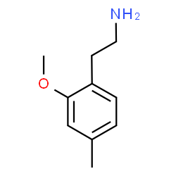ChemSpider 2D Image | 2-(2-Methoxy-4-methylphenyl)ethanamine | C10H15NO