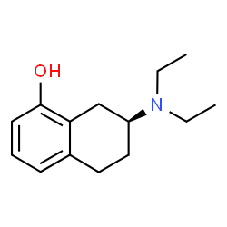 ChemSpider 2D Image | (7S)-7-(Diethylamino)-5,6,7,8-tetrahydro-1-naphthalenol | C14H21NO
