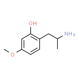 ChemSpider 2D Image | 2-(2-Aminopropyl)-5-methoxyphenol | C10H15NO2