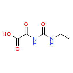 ChemSpider 2D Image | 2-(3-ethylureido)-2-oxoacetic acid | C5H8N2O4