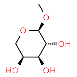 ChemSpider 2D Image | Methyl a-L-Arabinopyranoside | C6H12O5