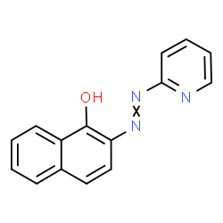 ChemSpider 2D Image | 2-(2-Pyridinyldiazenyl)-1-naphthol | C15H11N3O