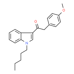 ChemSpider 2D Image | JWH 201 | C22H25NO2