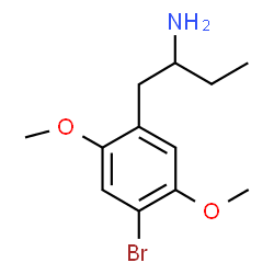 ChemSpider 2D Image | 1-(4-Bromo-2,5-dimethoxyphenyl)-2-butanamine | C12H18BrNO2